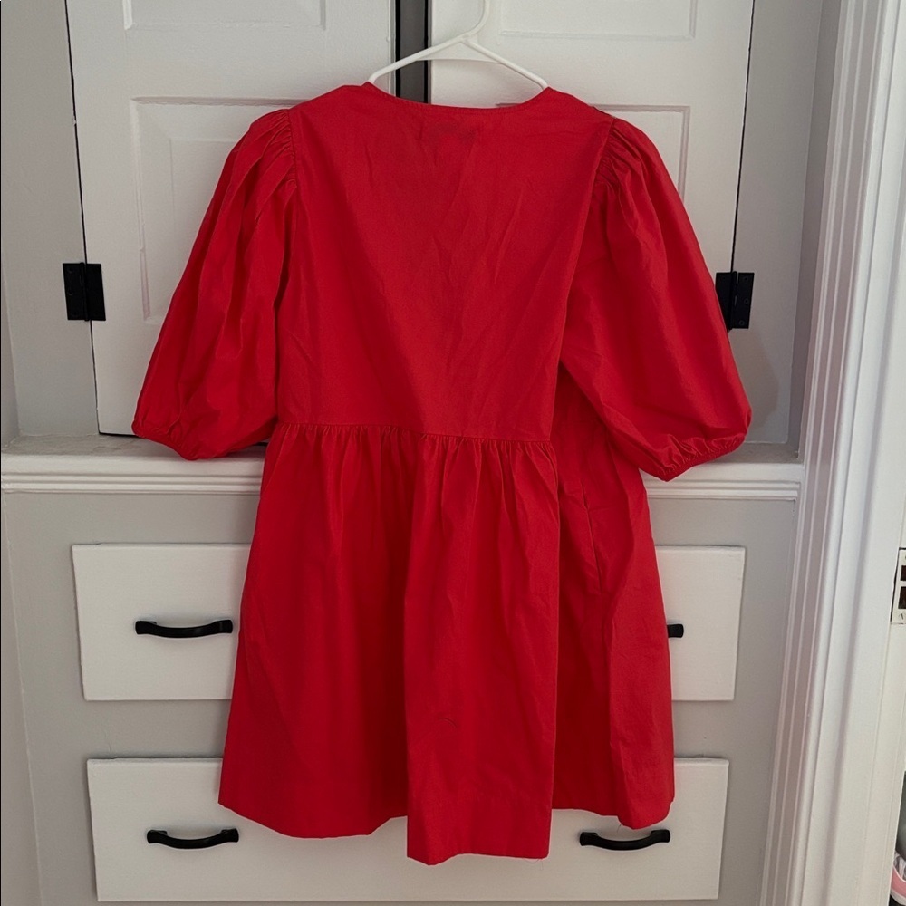 Red Mini Dress - Picture 4 of 4